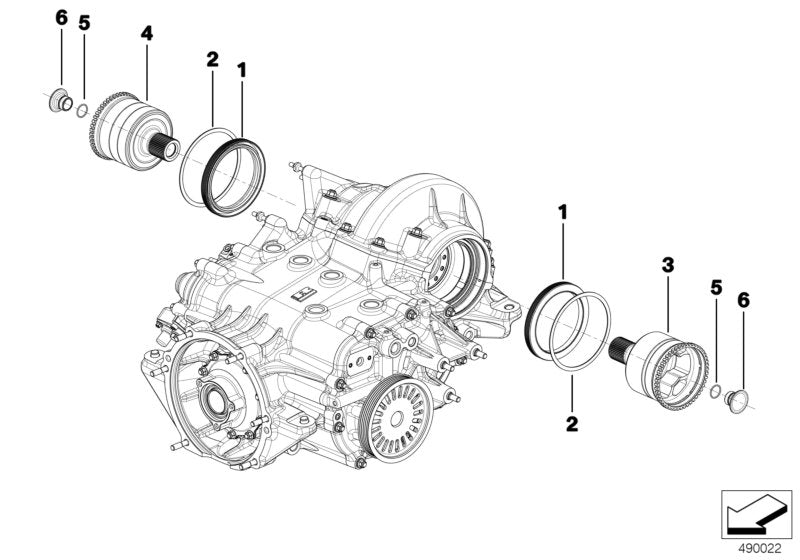 Genuine BMW 23008423719 Output Flange RECHTS/RH (Inc. M6 GT3)
