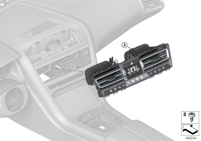 Genuine BMW 64119458559 F93 F91 G14 Automatic Air Conditioning Control (Inc. 840dX, 840i & M850iX)