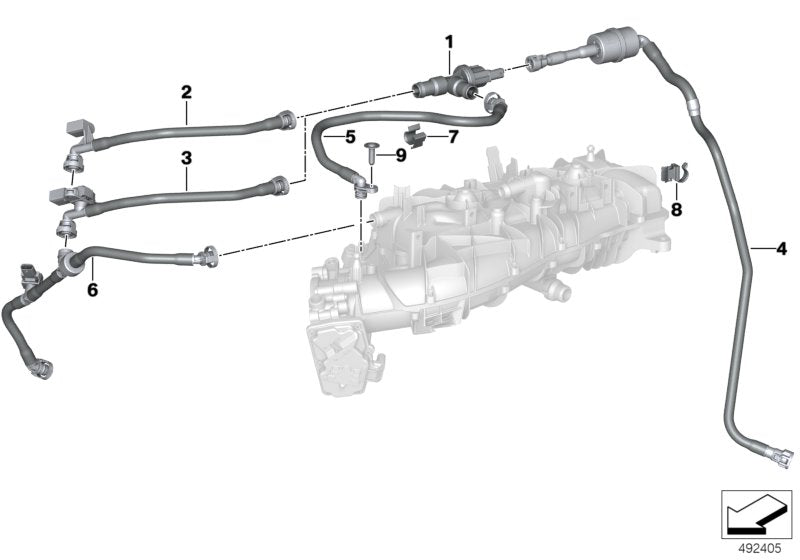 Genuine BMW 13908685649 G29 Suction Jet Pump With Line (Inc. Z4 20i & Z4 30i)