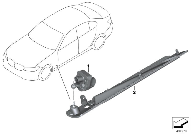 Genuine BMW 63177946655 G20 G21 Light Module, Left (Inc. 320iX, 330iX & 330d)