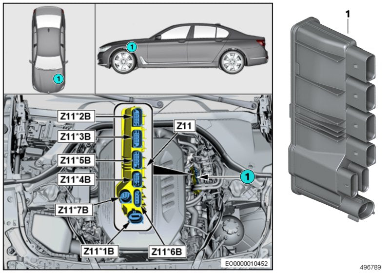 Genuine BMW 12638589970 G21 G30 G32 Integrated Supply Module (Inc. 730Ld, X7 M50dX & X4 M40dX)