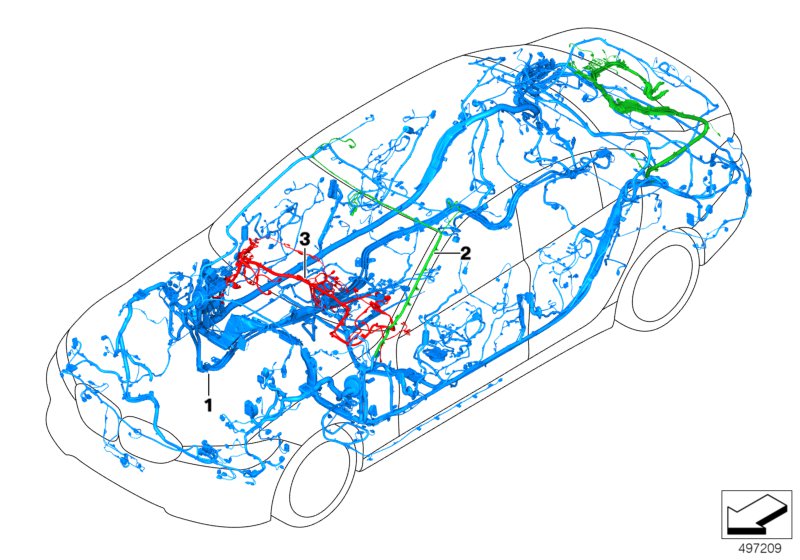 Genuine BMW 61112468567 G20 Audio Wiring Harness, Duplicate (Inc. 320d, 320iX & M340iX)