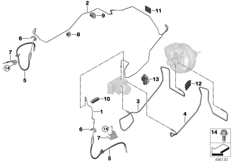 Genuine BMW 34306891449 G20 G21 Pipe (Inc. 330dX, 330i & 330d)