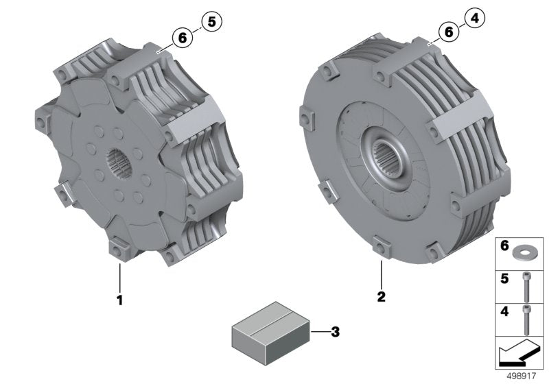 Genuine BMW 21208348945 Washer 8,4X16X2,5 (Inc. M6 GT3)