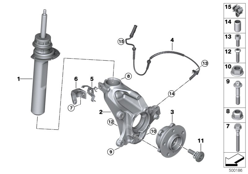 Genuine BMW 32731465257 F40 Cable Clamp (Inc. 328i, 214d & X1 25dX)