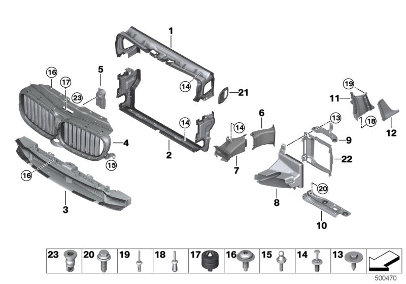Genuine BMW 51747347378 G11 Trim, Air Duct, Sidewall, Right (Inc. 730LdX, 740iX & 740eX)