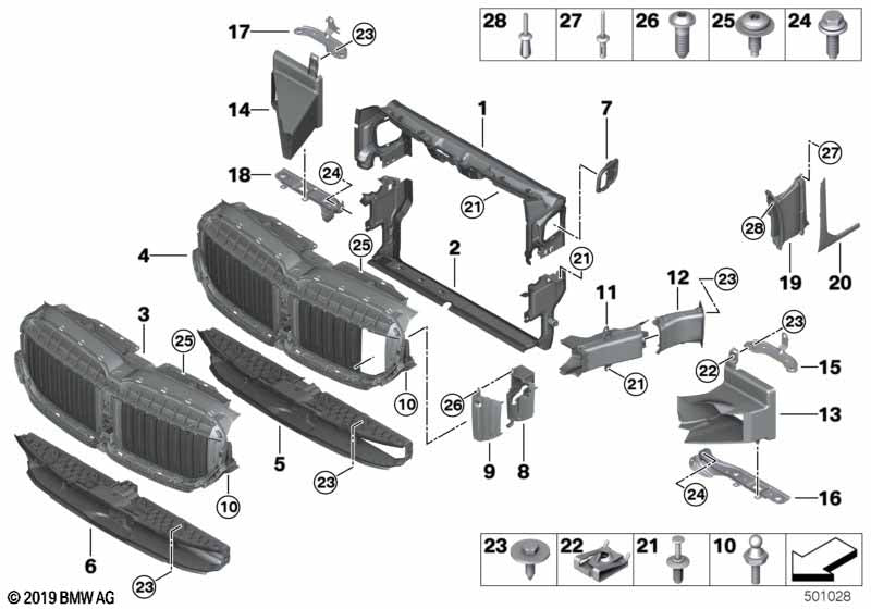 Genuine BMW 51747475277 Air Duct, Brake, Left