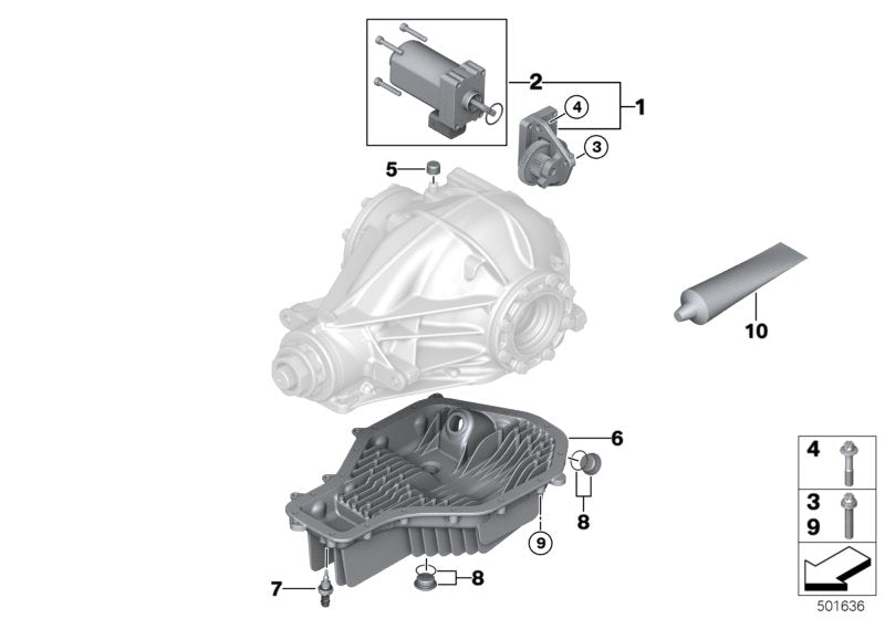 Genuine BMW 33118745008 F93 Asa Bolt With Spring M6X25-8.8ZNS3 (Inc. M4 CS, M6 & M2)