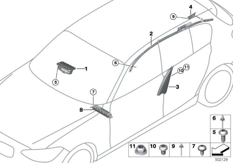 Genuine BMW 72127292899 Deflector Plate, Left (Inc. 430dX, 440iX & 430d)
