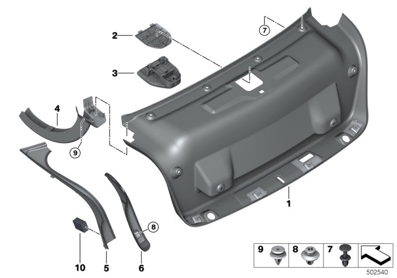 Genuine BMW 51497430619 G20 Trim, Drip Rail, Left (Inc. 330i, M340iX & 320i 1.6)
