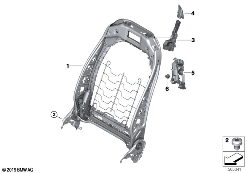Genuine BMW 52107498798 G14 G15 Unlocking Unit, Right ELFENBEINWEISS (Inc. 840dX, 840iX & M850iX)