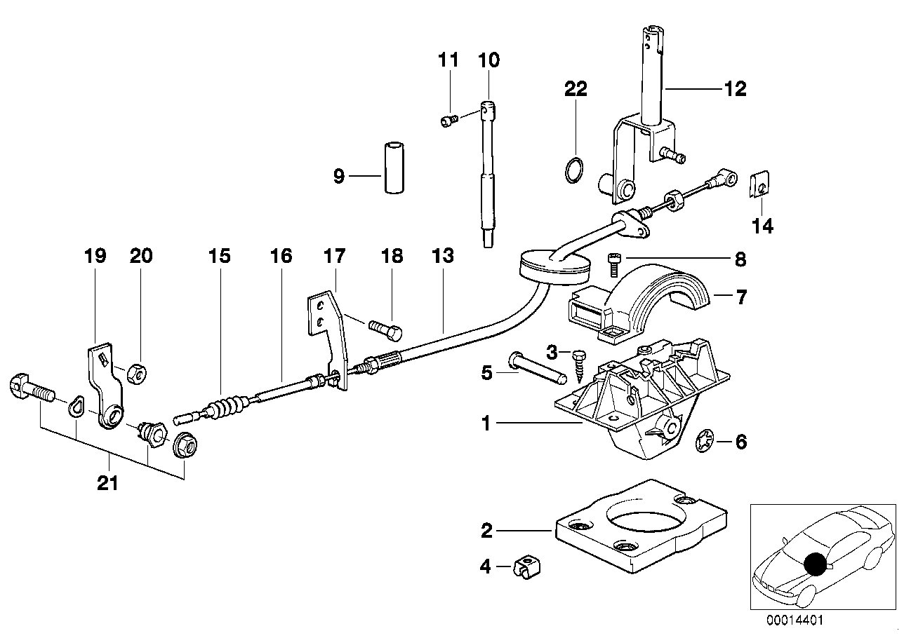 Genuine BMW 25161219179 E36 E32 E34 Supporting Bracket (Inc. 318i, 320i & 518i)