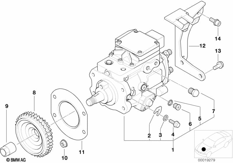 Genuine BMW 13517787562 Injection Pump