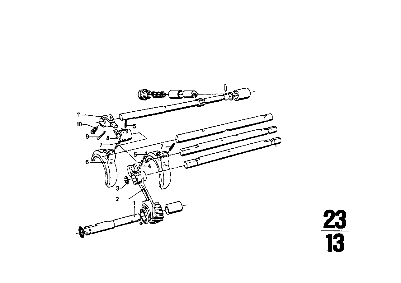 Genuine BMW 23311490135 E28 E12 E30 Shifting Fork (Inc. 2000tii, 2000ti & 520)