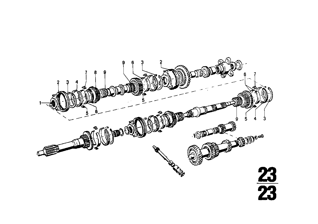 Genuine BMW 23221200754 E12 Shift Sleeve (Inc. 1800, 2002turbo & 520)