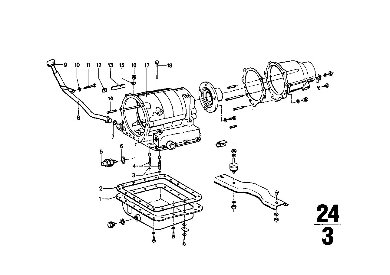 Genuine BMW 07129906148 E38 Stud Bolt M8X30-ZNS3 (Inc. 1802, 1800 & 2000C)