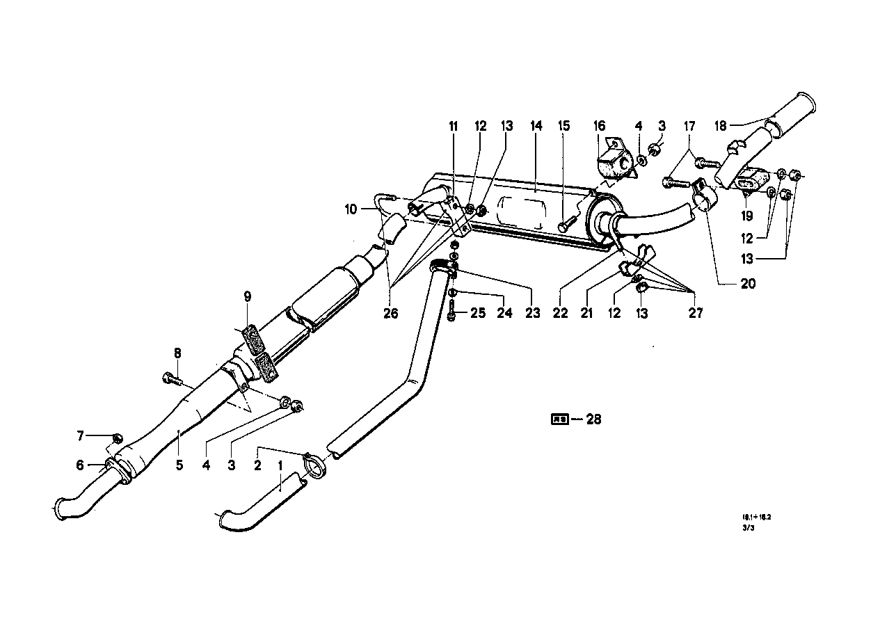 Genuine BMW 18211245378 Bow (Inc. 1800tiSA, 2000tii & 2000ti)