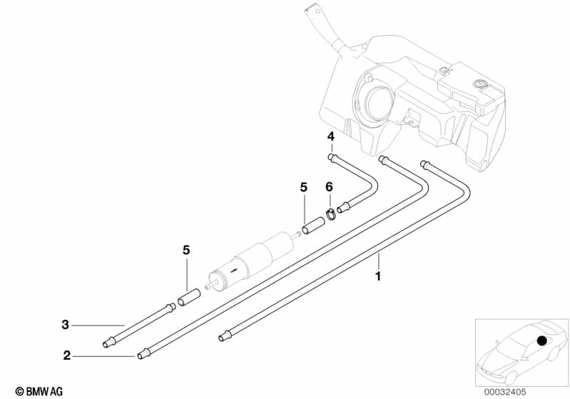 Genuine BMW 16121182790 Fuel Return Line | ML Performance UK Car Parts
