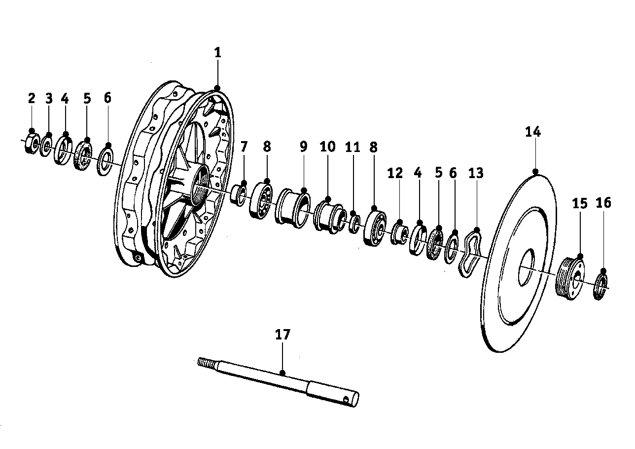 Genuine BMW 36314038225 Spacer Tube (Inc. R69, R69 S & R50 S)