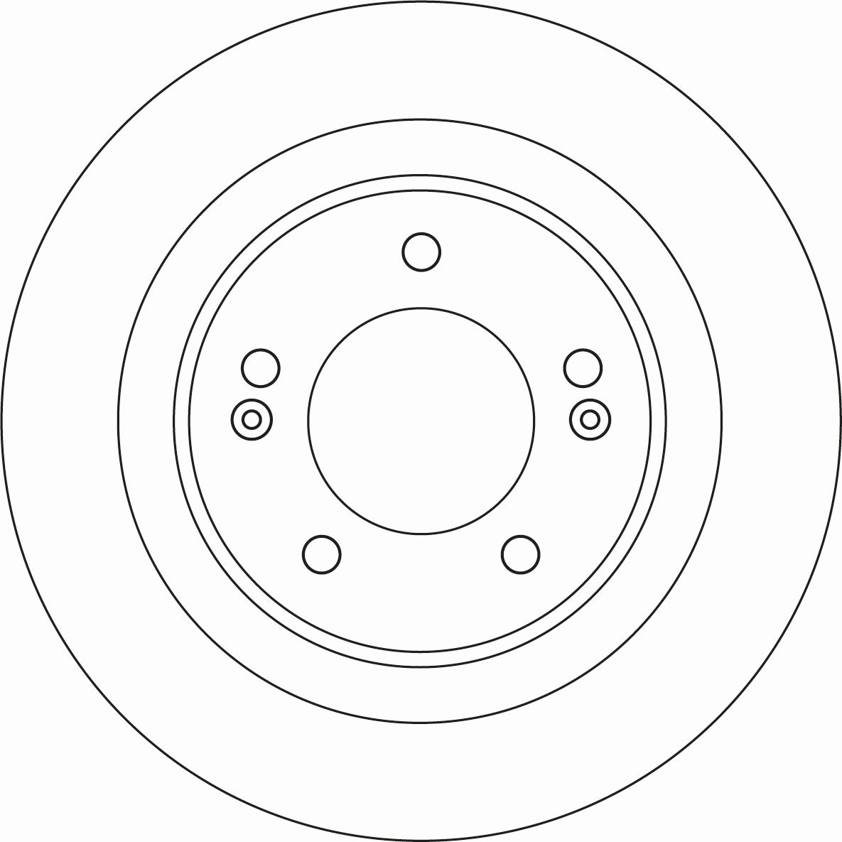 TRW MOTO DF6599 Brake Disc