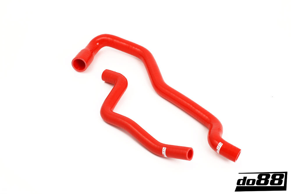 DO88 do88-kit122R SAAB 9-5 98-10 Heater hoses for cars without water valve Red