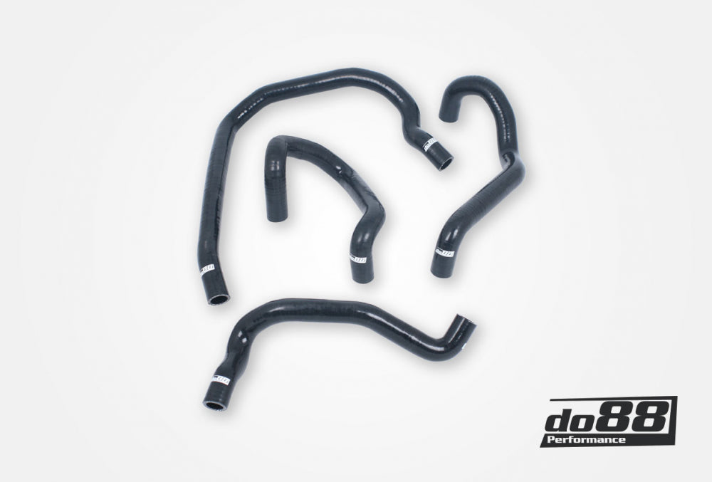 DO88 do88-kit188S AUDI SEAT VW 2.0 TSI (MQB) Coolant hoses Remote Radiator (Left) Black