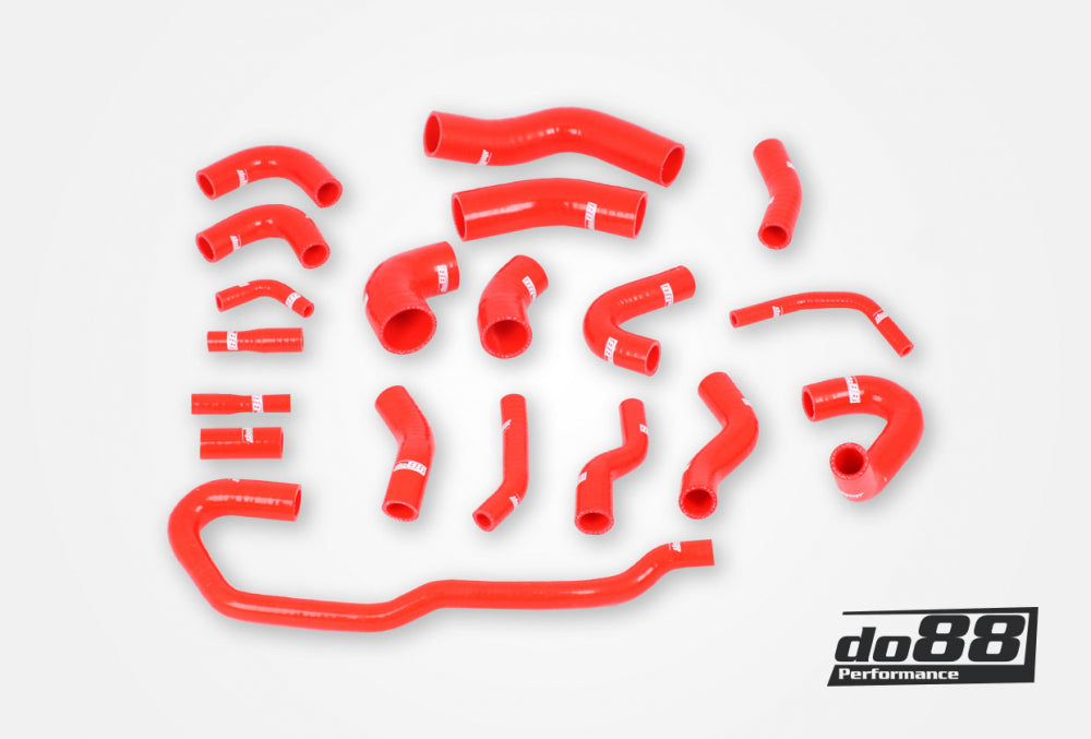 DO88 do88-kit191R Audi RS6 C5 2002-2004 Coolant hoses Red