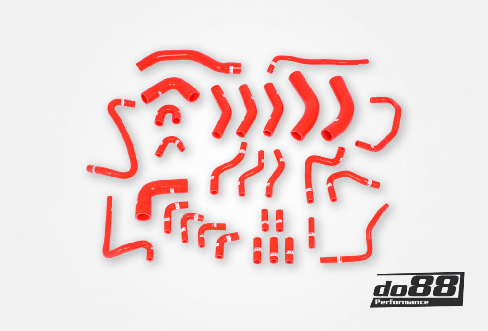 DO88 do88-kit193R Audi RS6 C5 2002-2004 Vacuum hoses Red