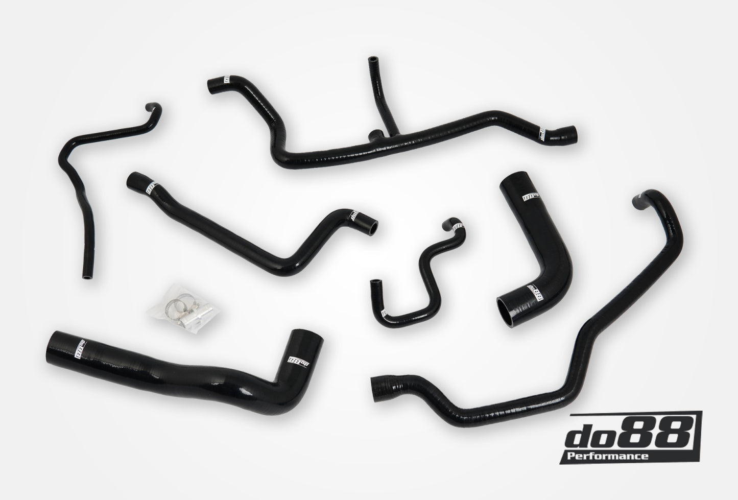 DO88 do88-kit221S BMW 525i 525ix E34 Coolant hoses Black