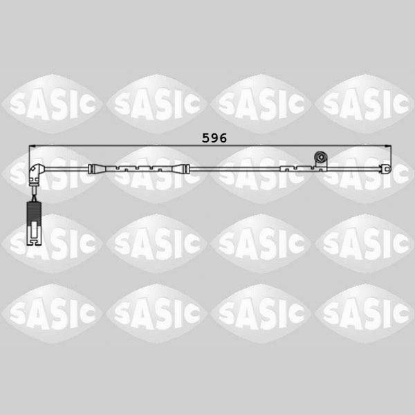 SASIC SAS6236005 Brake Pad Wear Warning Contact
