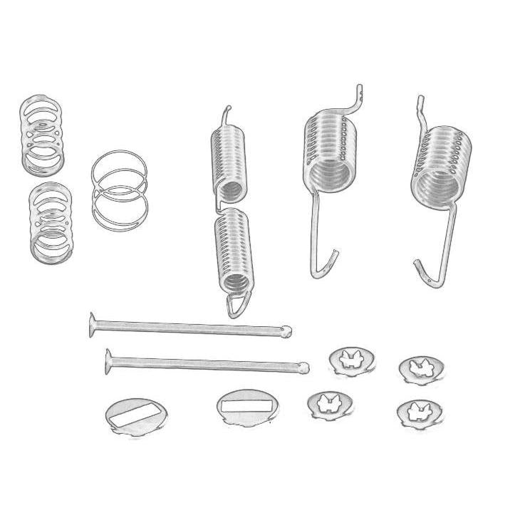 QUICK BRAKE QB105-0654 Brake Shoes Accessory Kit