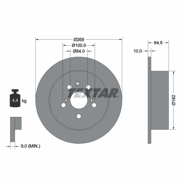 HERTH+BUSS JAKOPARTS J3270303 Brake Caliper Guide Sleeve Kit