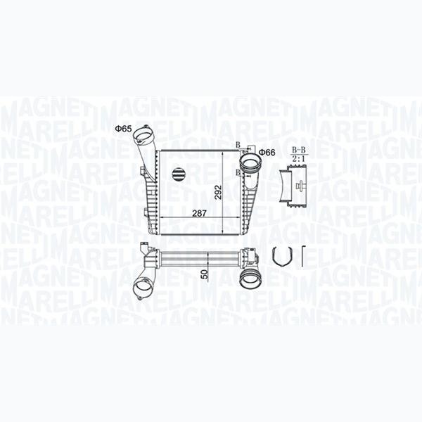 MAGNETI MARELLI 351319204400 Charge Air Cooler