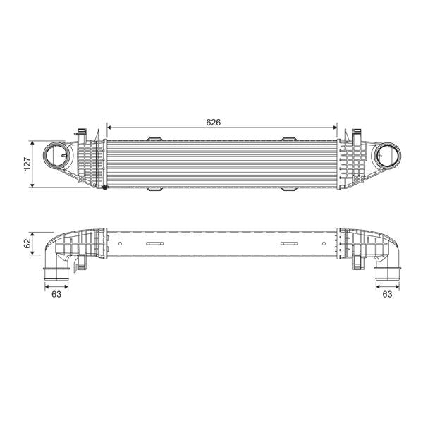 VALEO VAL818276 Charge Air Cooler