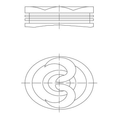 MAHLE 0492701 Piston