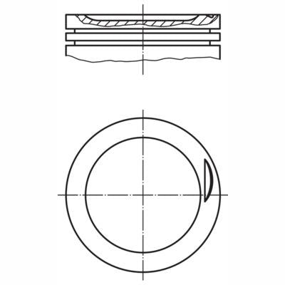 MAHLE 0308300 Piston