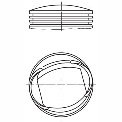 MAHLE 0131800 Piston