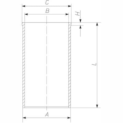 MAHLE 019WV0200 Cylinder Liner