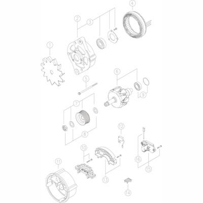 MAHLE MG550 Alternator