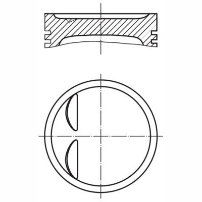 MAHLE 0087700 Piston