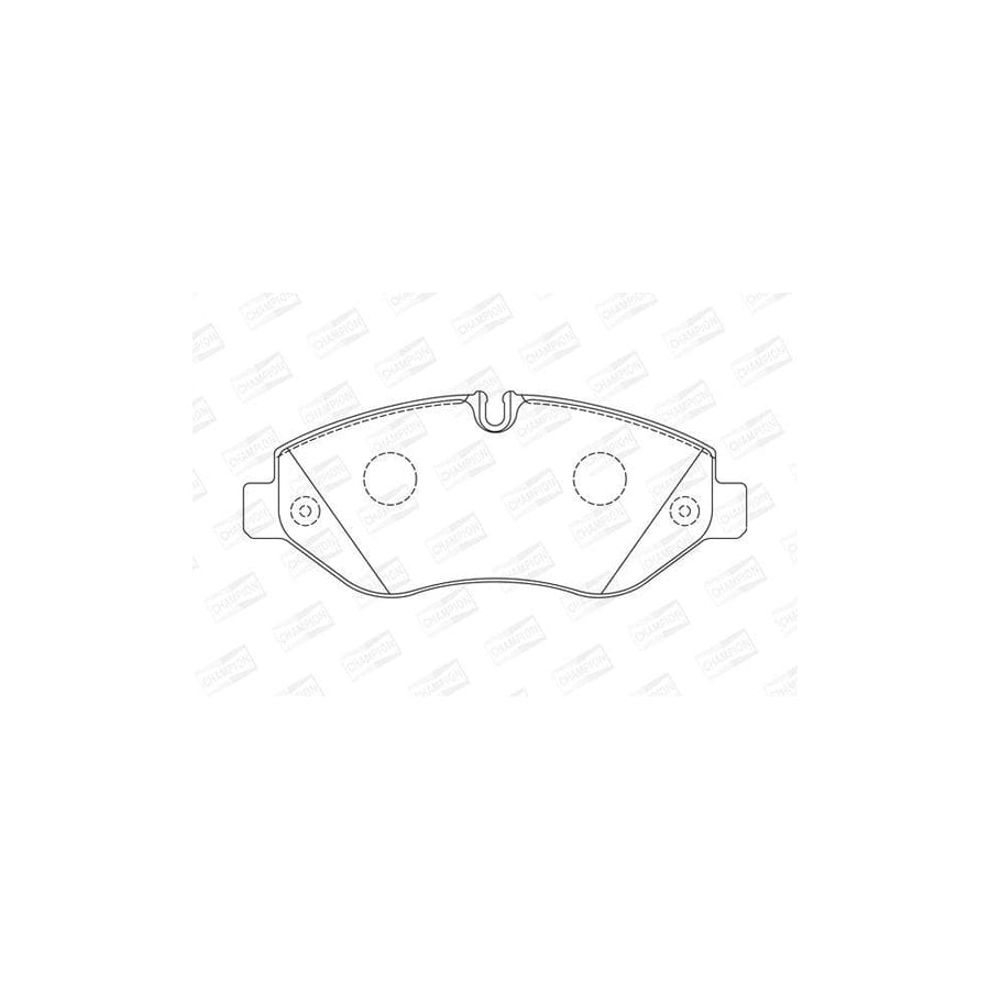 Champion 573739Ch Brake Pad Set for Iveco Daily