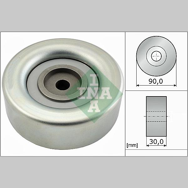 INA 532069310 V-Ribbed Belt Deflection/Guide Pulley