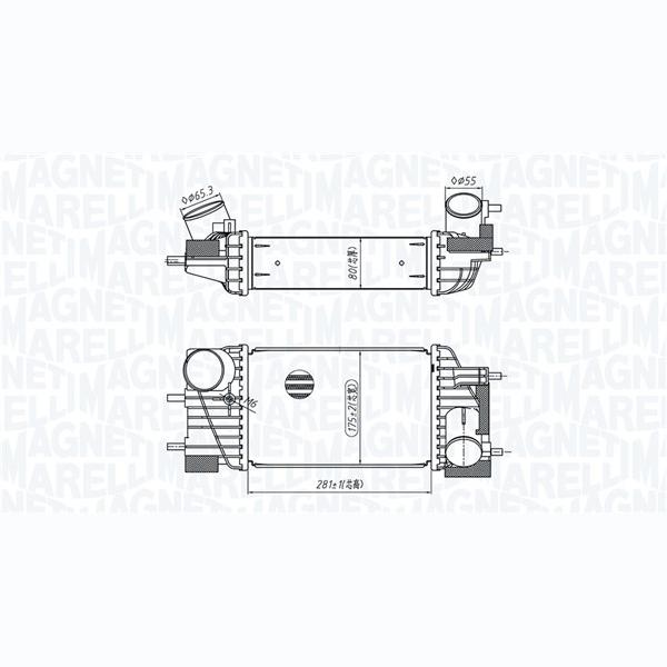 MAGNETI MARELLI 351319205820 Charge Air Cooler