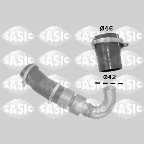 SASIC SAS3336230 Charge Air Hose