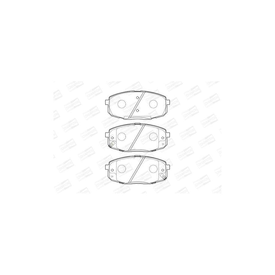 Champion 572577Ch Brake Pad Set for Hyundai I30