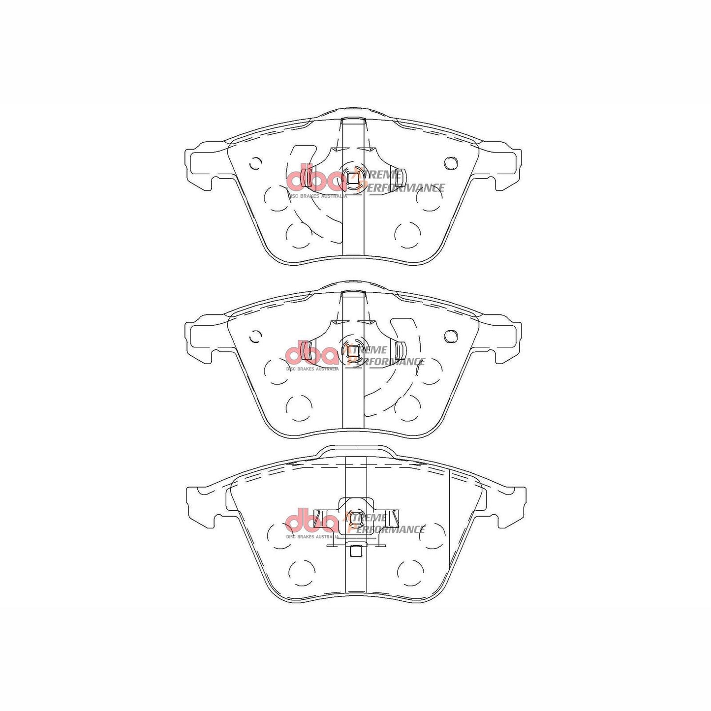 DBA DB2176XP High Performance Brake Pad Set