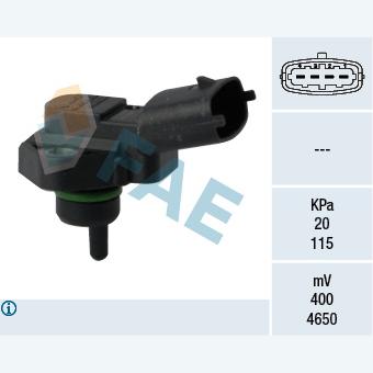 FAE AE15119 Intake Manifold Pressure Sensor