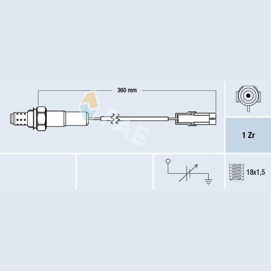 FAE AE77101 Lambda Sensor