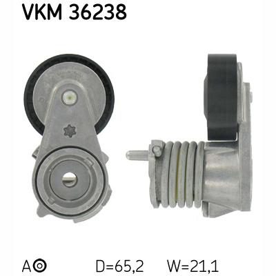 SKF VKM36238 V-Ribbed Belt Tensioner Pulley