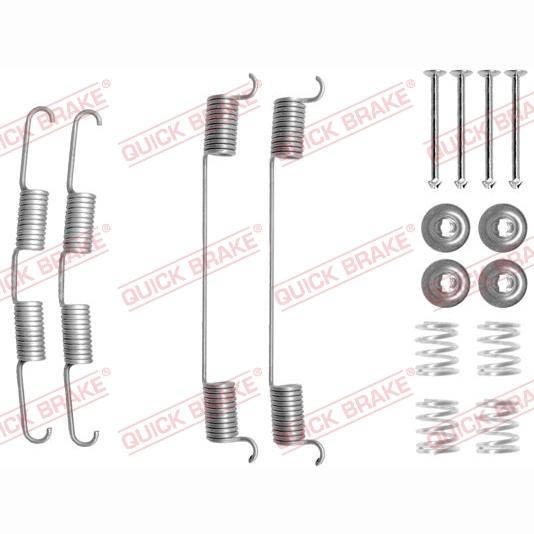 QUICK BRAKE QB105-0724R Brake Shoes Accessory Kit